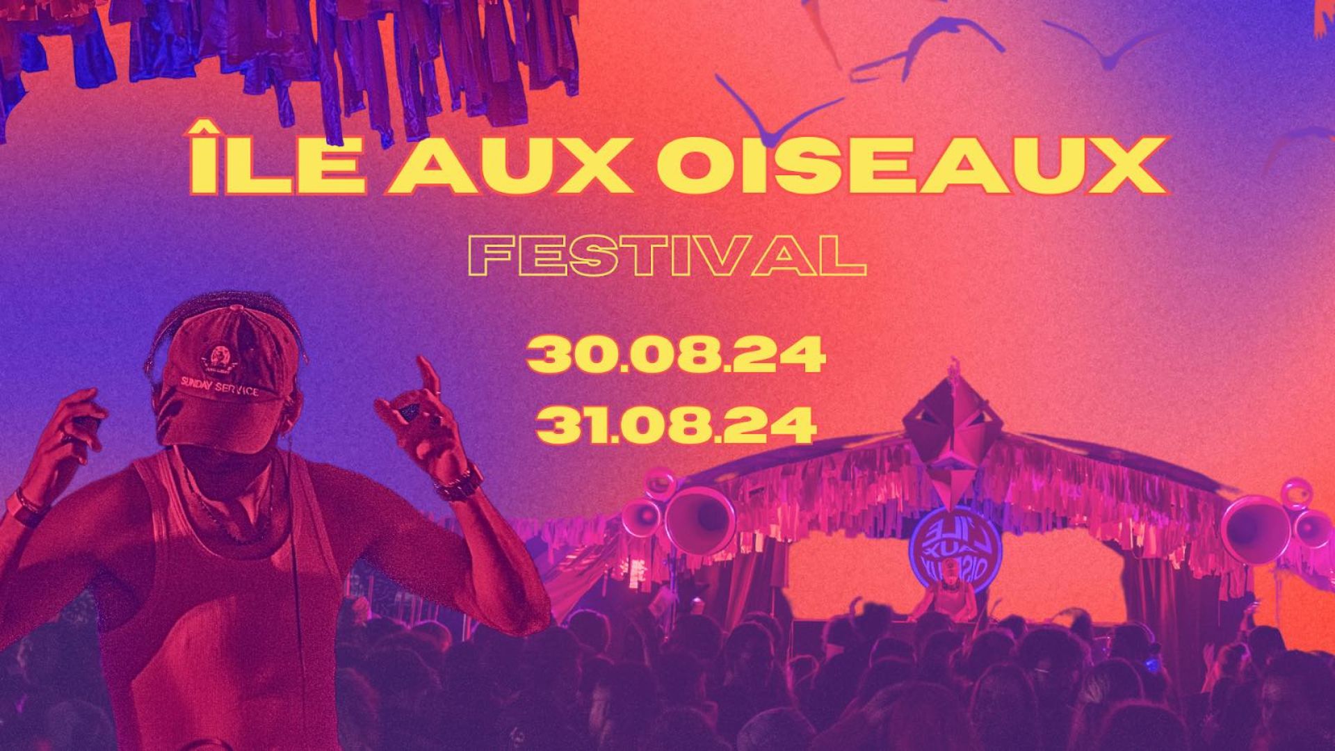 Affiche du festival Île Aux Oiseaux 2024