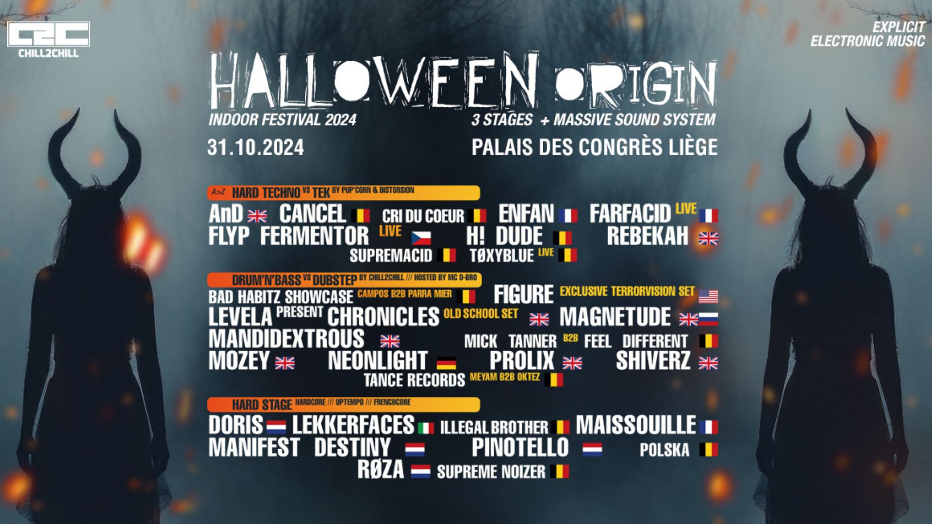 Affiche du Halloween Chill2Chill