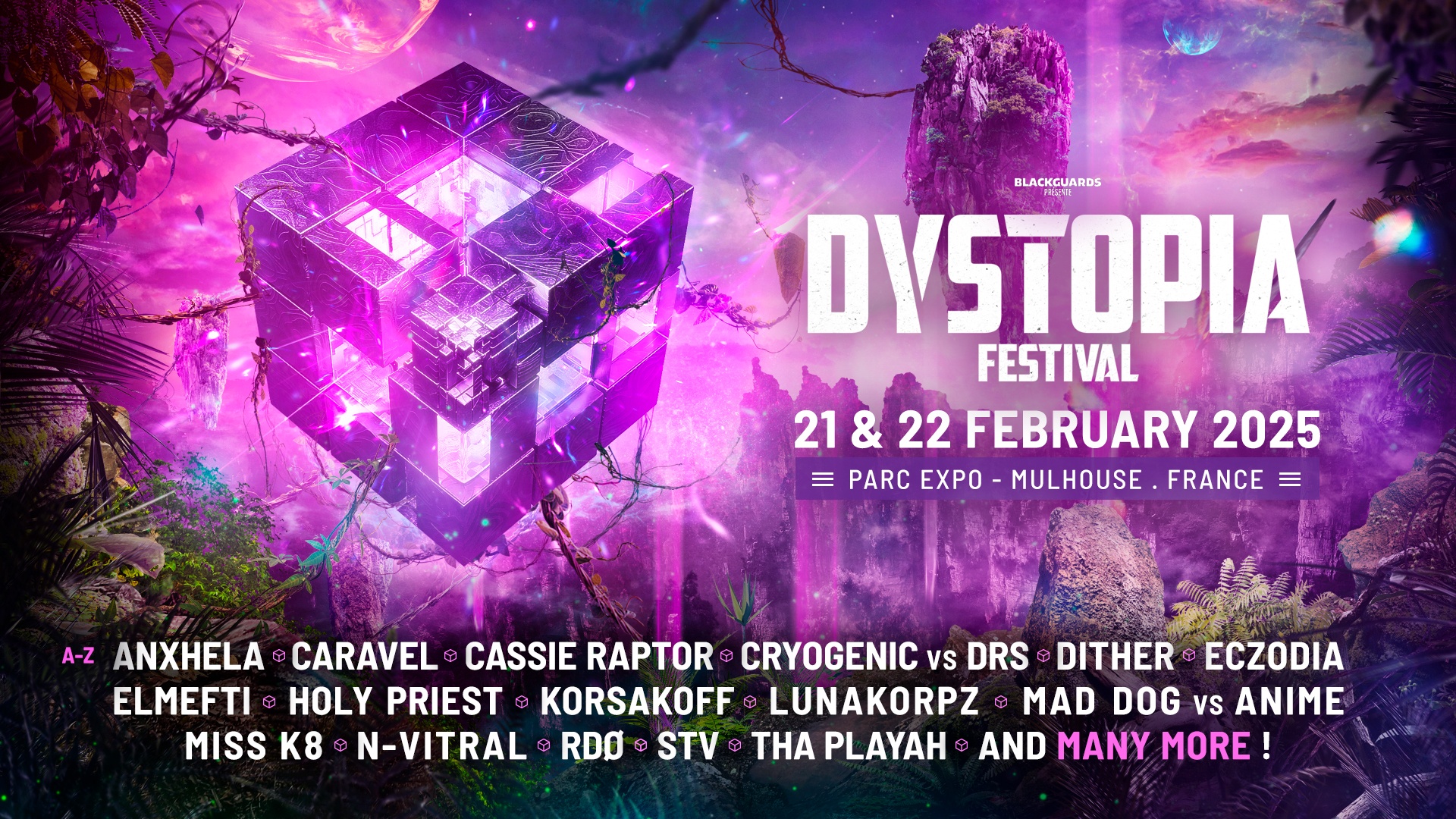 Affiche du Dystopia Festival