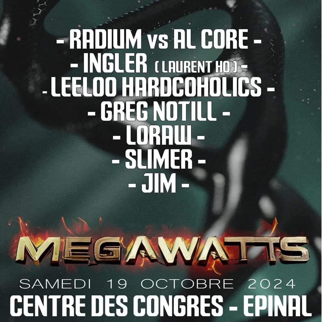 Affiche de la soirée Mégawatts dans l'Est