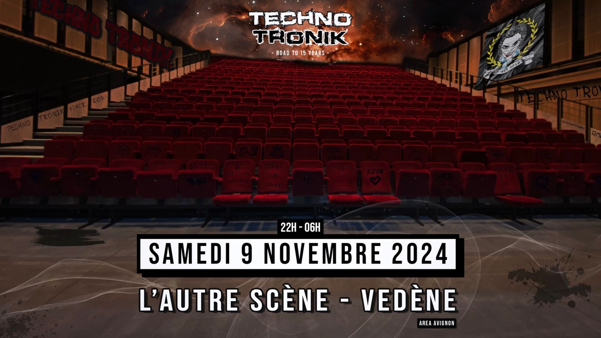 Affiche de la soirée Techno Tronik à L'Autre Scène