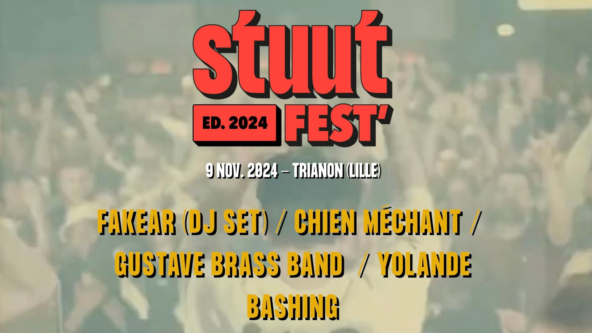 Affiche du Stuut Fest 2024