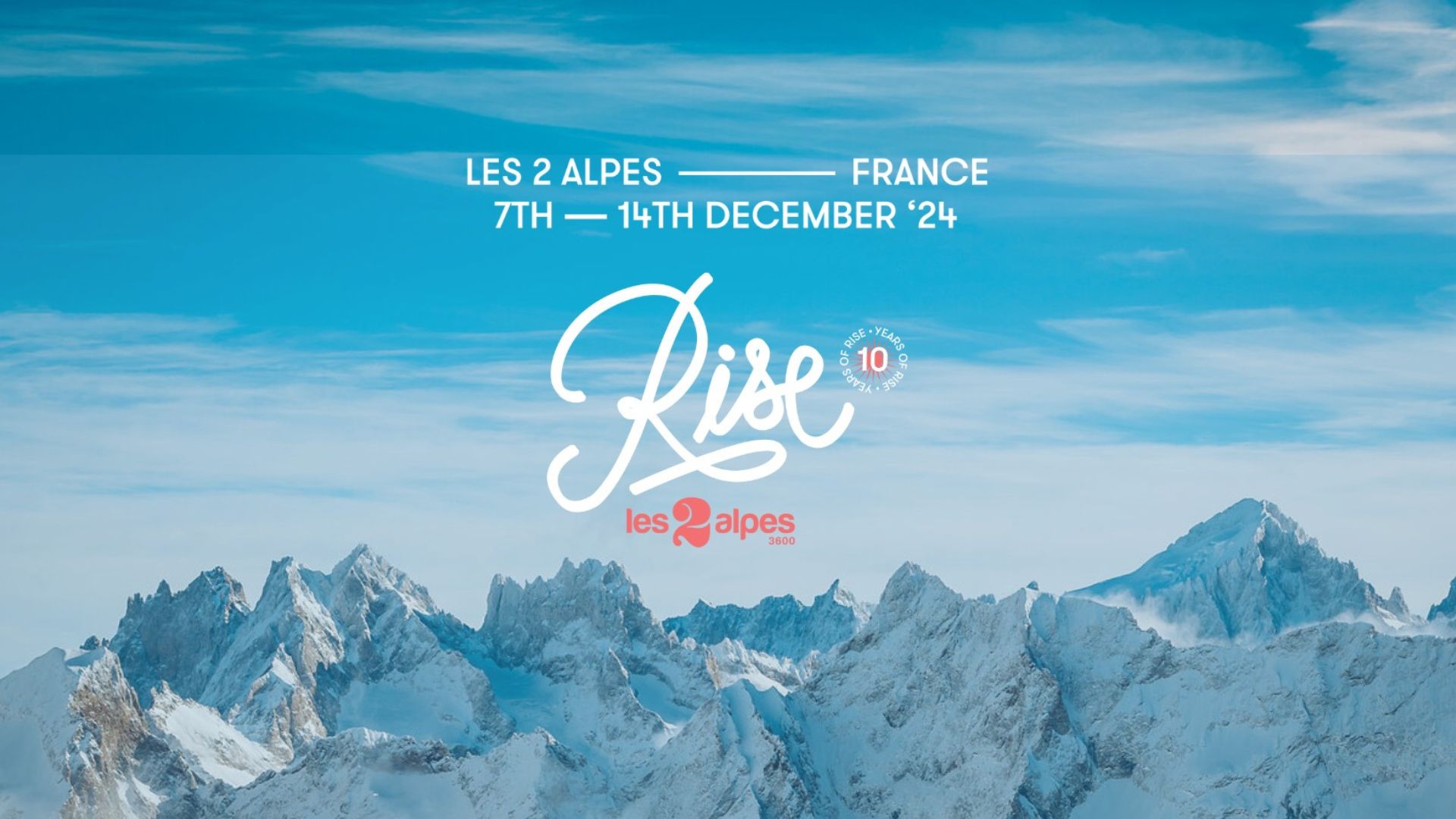 L'affiche du Rise Festival 2024