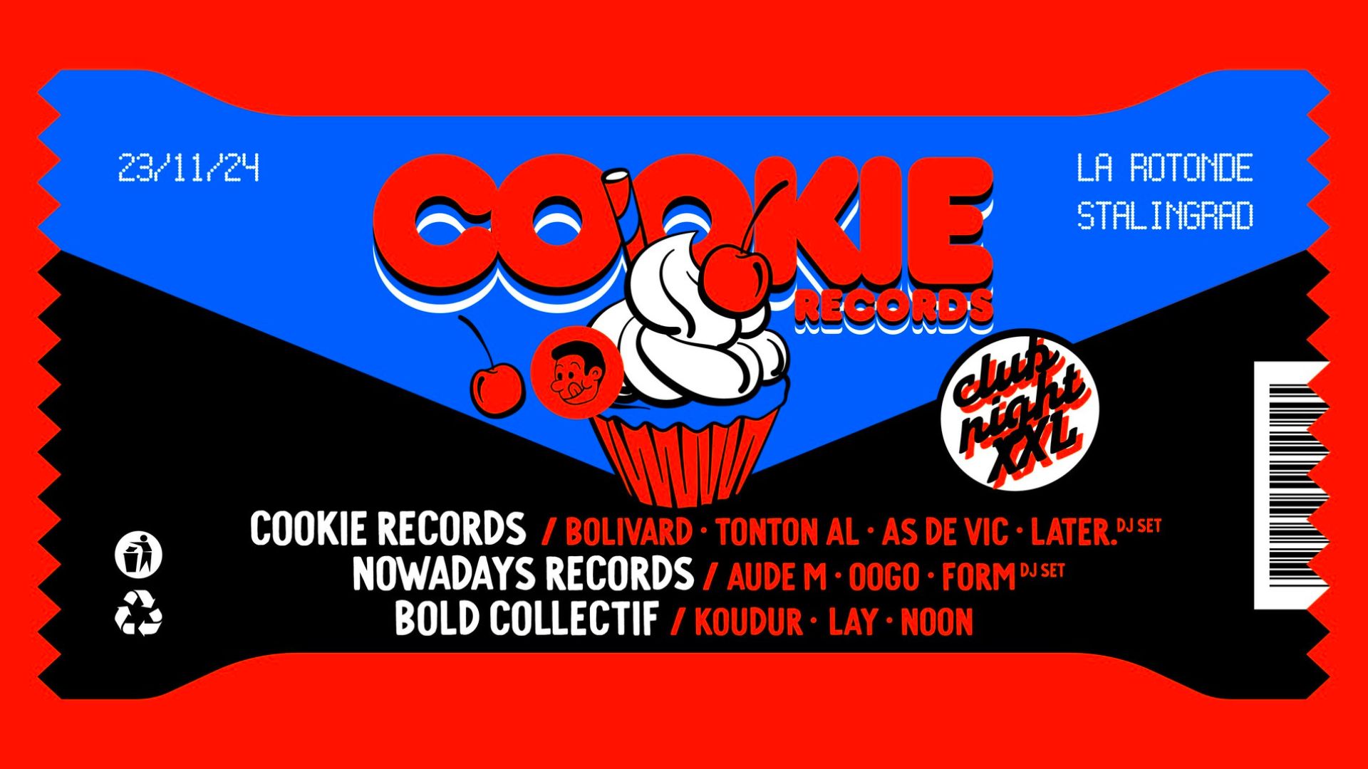 Affiche de la soirée Cookie Records