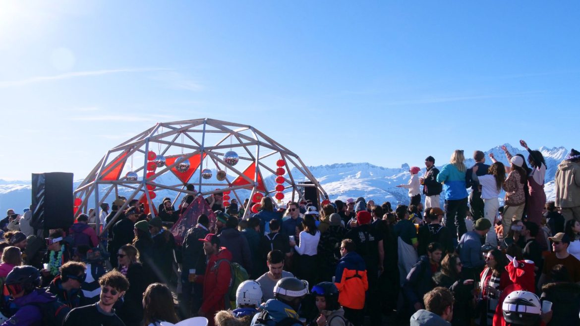 Une scène de l'Electronic Peak Festival