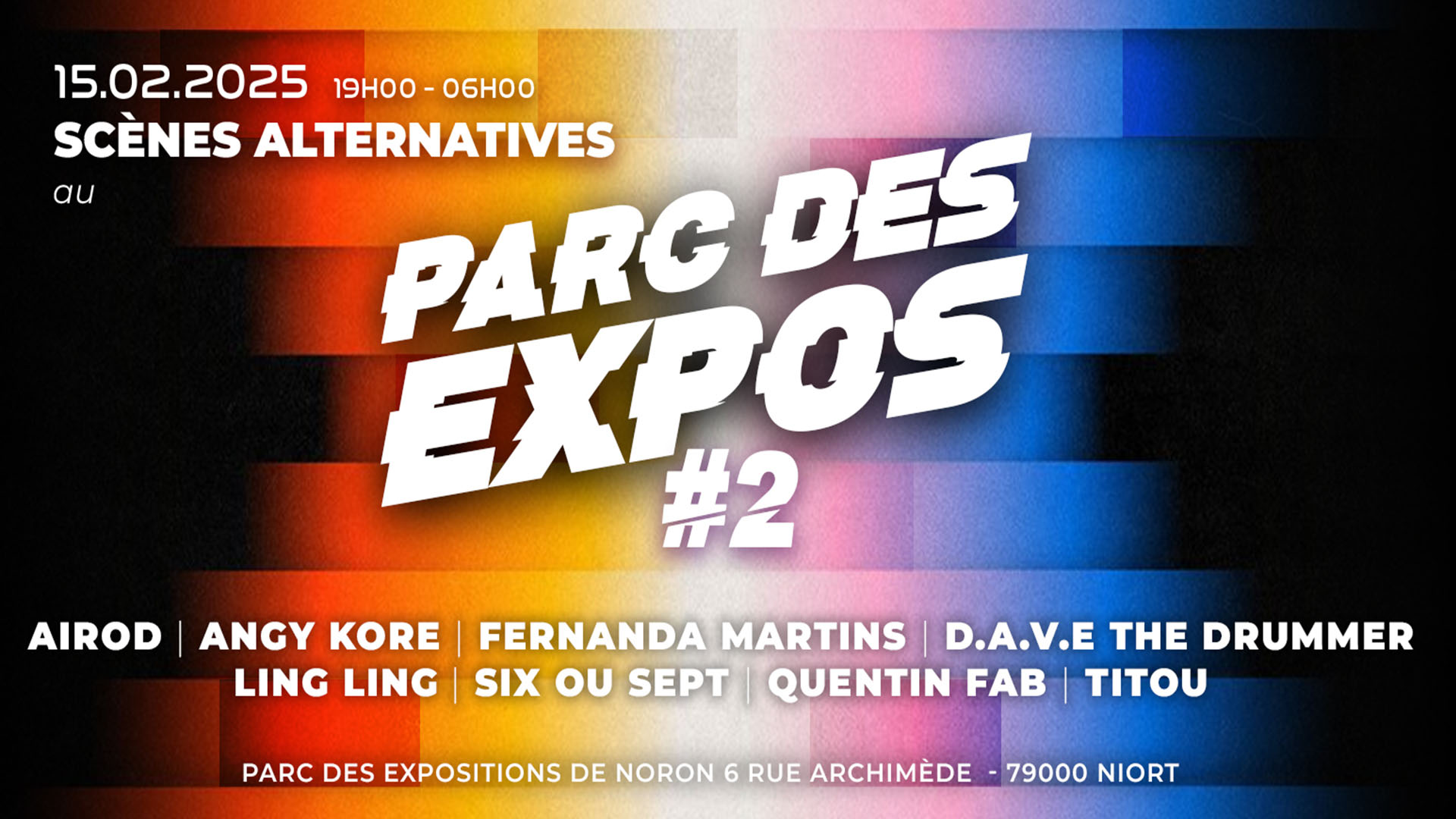 L'affiche du festival de Scènes Alternatives