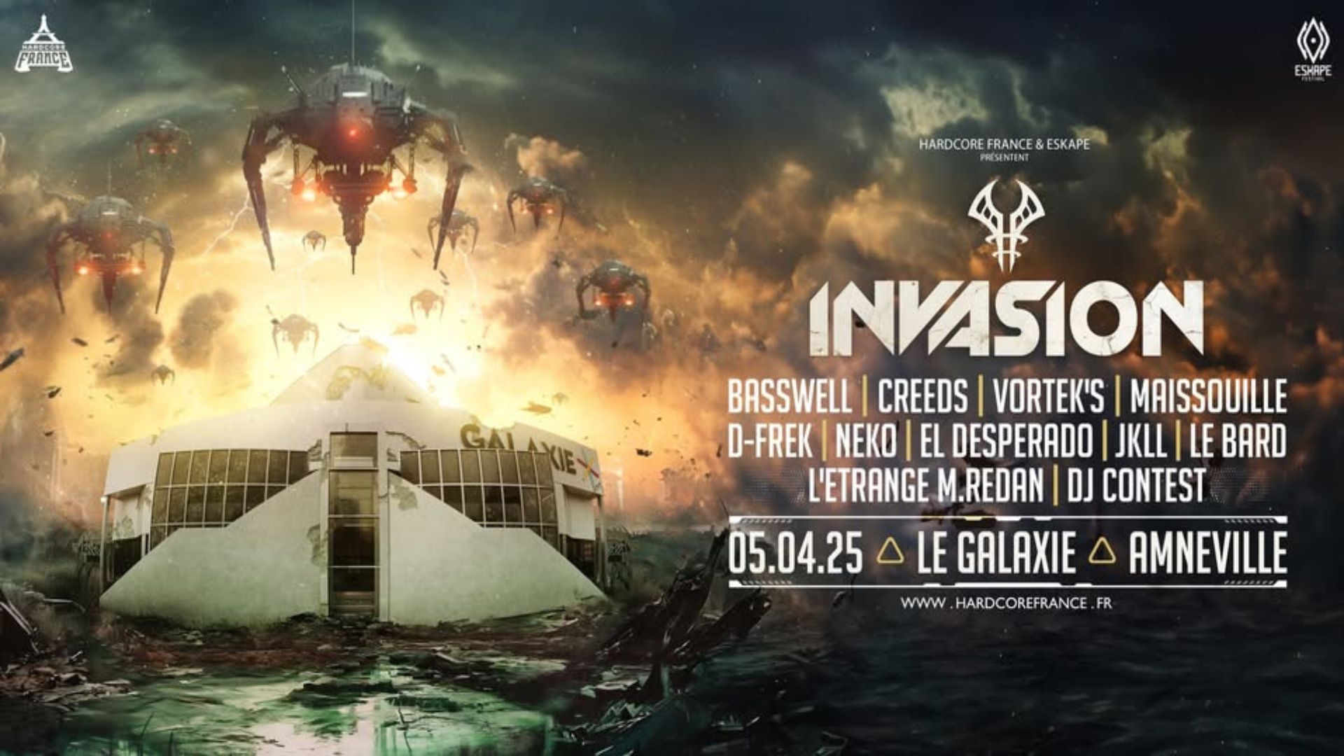 Affiche du festival Invasion