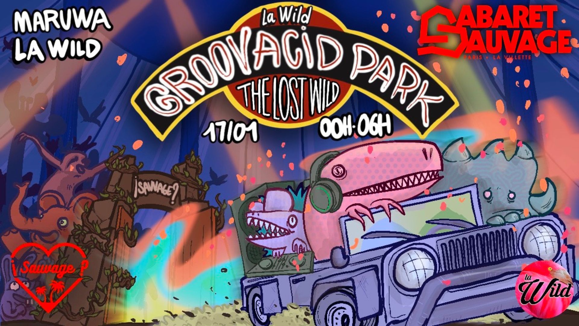 Affiche de la soirée Groovacid Park