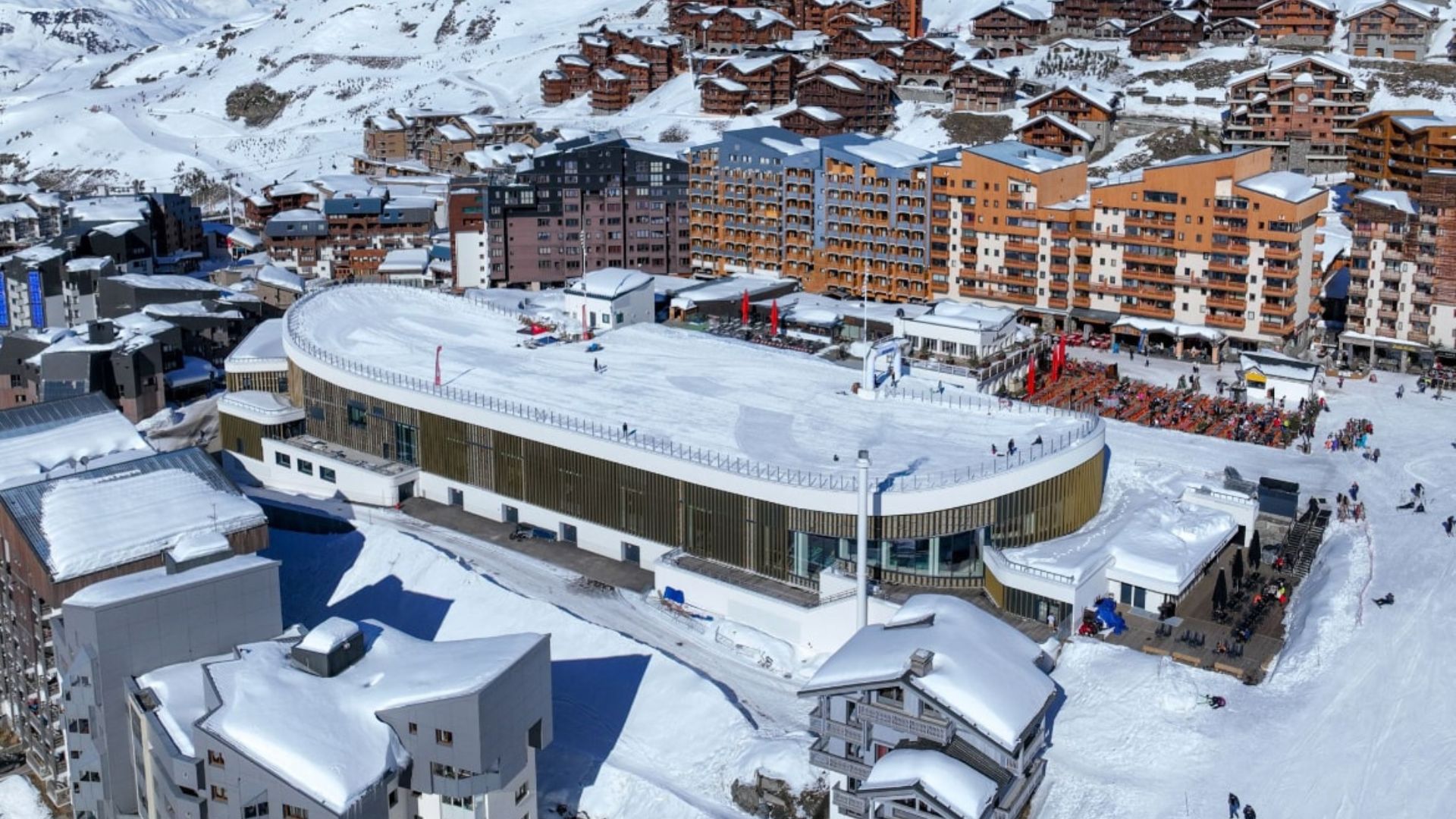 Bâtiment de L'Arena à Val Thorens