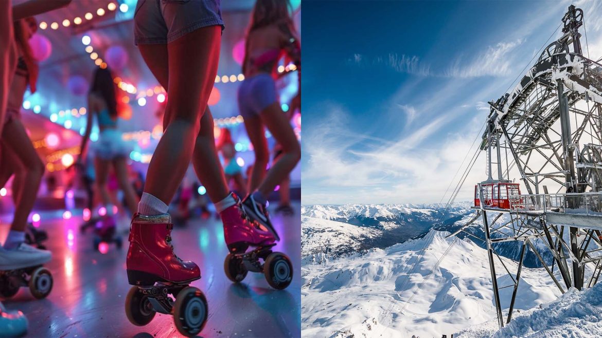 Le roller disco qui va s'installer aux Arcs