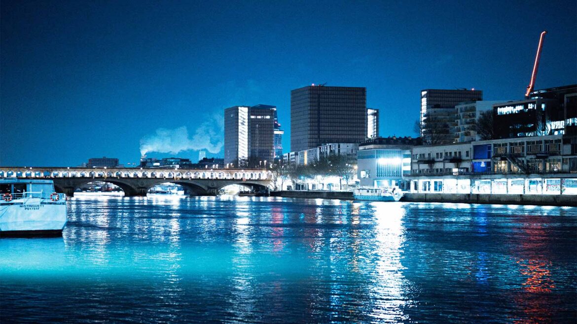 La Quai de la Rapée, où se trouve le Pisiboat