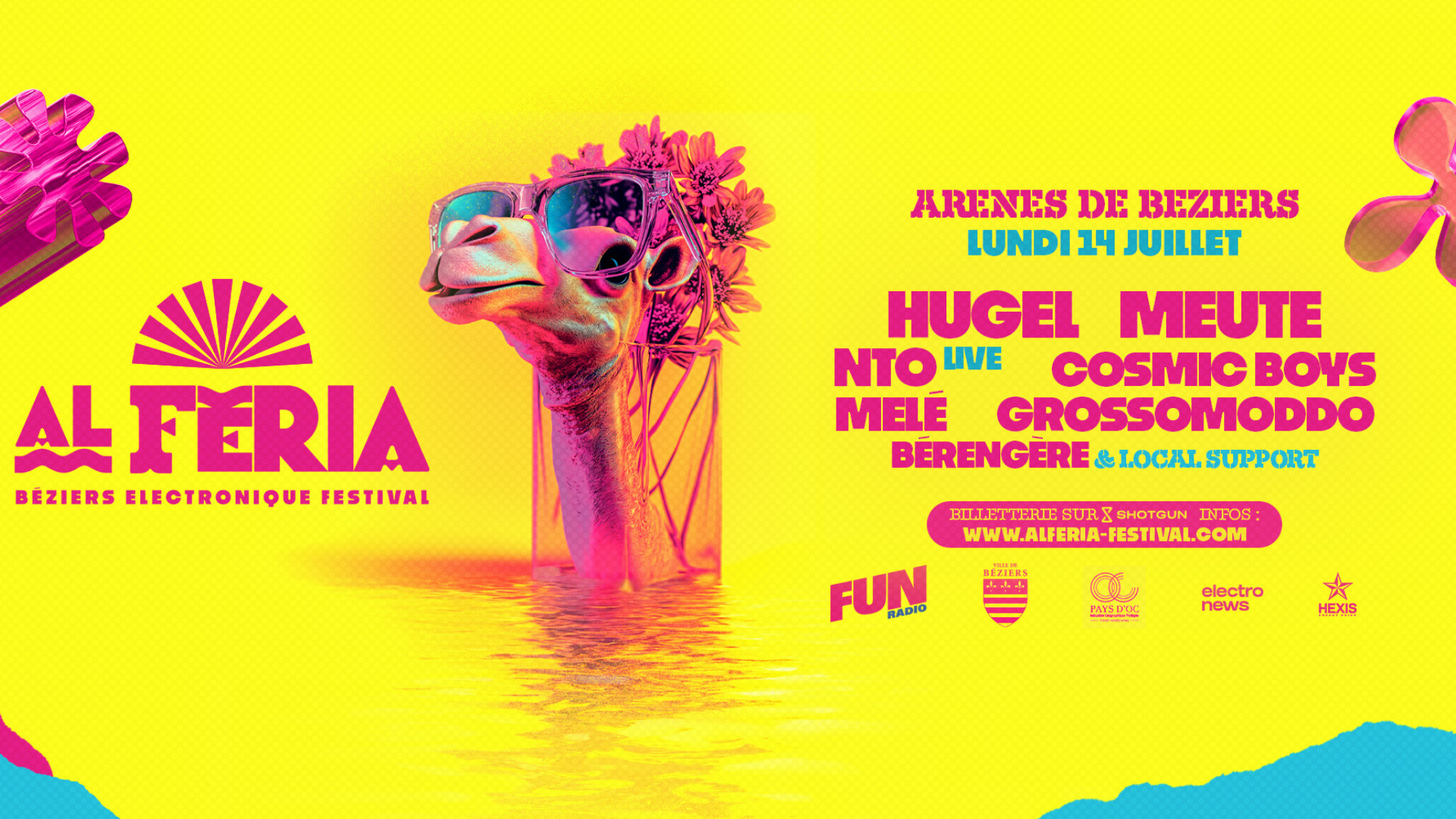 L'affiche officielle du festival Al Feria 2025