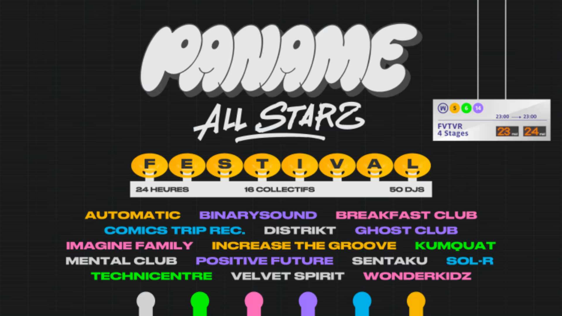 L'affiche du Paname All Starz Festival